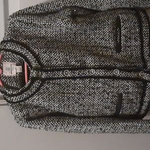 Nwot! Lands' End Tweed Jacket